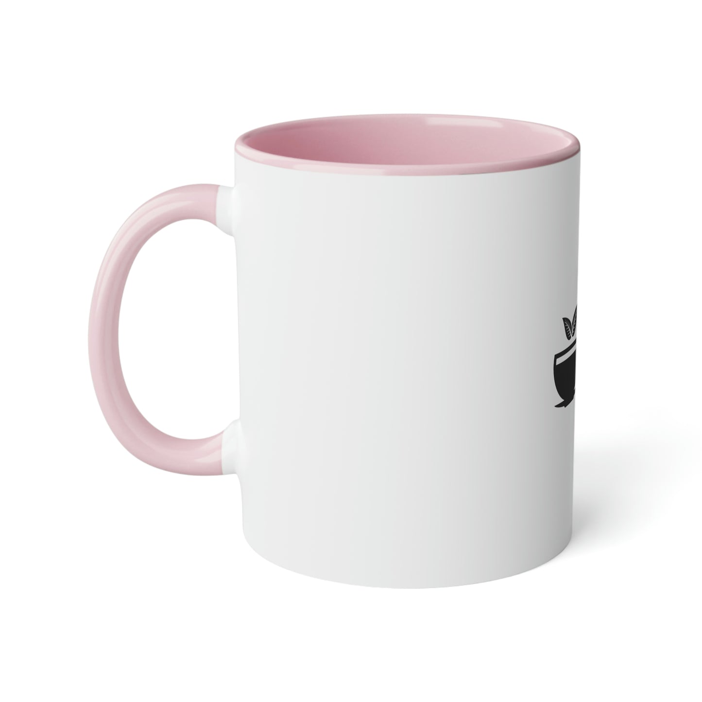 Coffee Fish White Accent Mug, 11oz