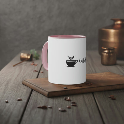 Coffee Fish White Accent Mug, 11oz